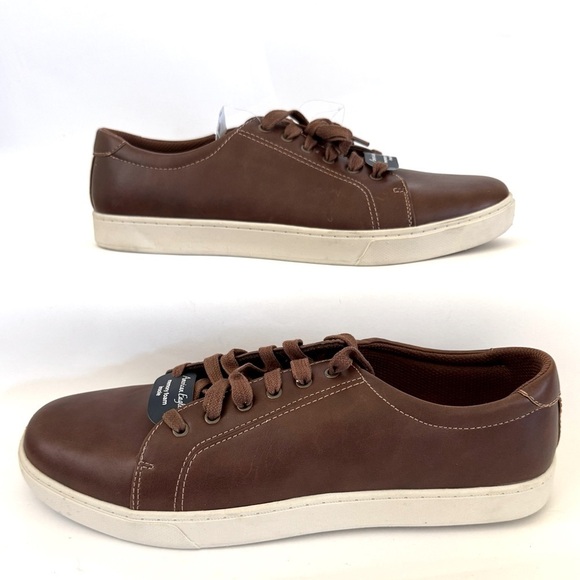 American Eagle Drew Ox Lace-up Memory Foam Sneaker Shoes,Mocha Brown,Size 12,NWT - Picture 1 of 9